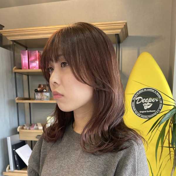 大人可愛い/イルミナカラー/ピンクベージュ|latte hair lily