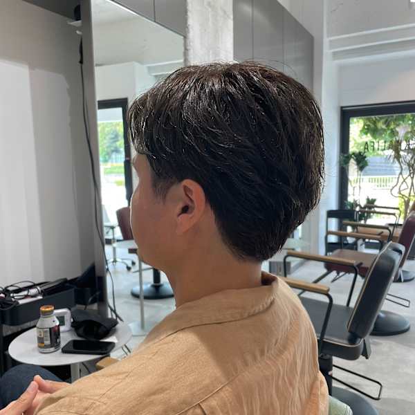 【 メンズショート × アッシュカラー 】