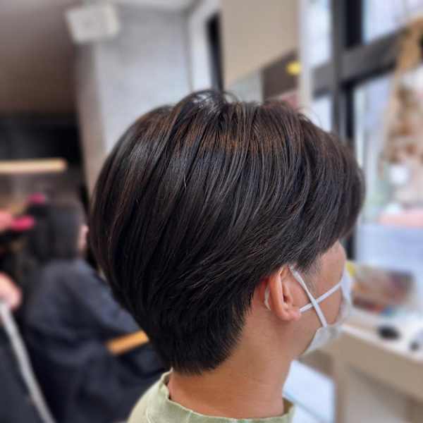メンズ毛流れショート