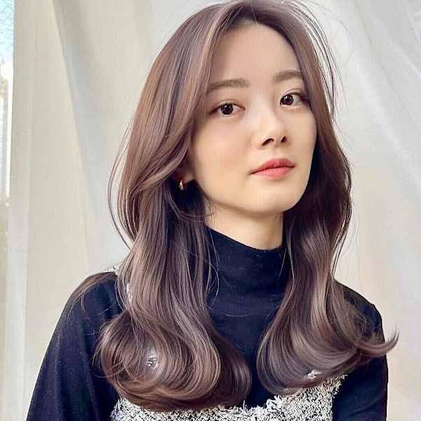 １０代２０代３０代４０代韓国ヘア プラチナグレージュ