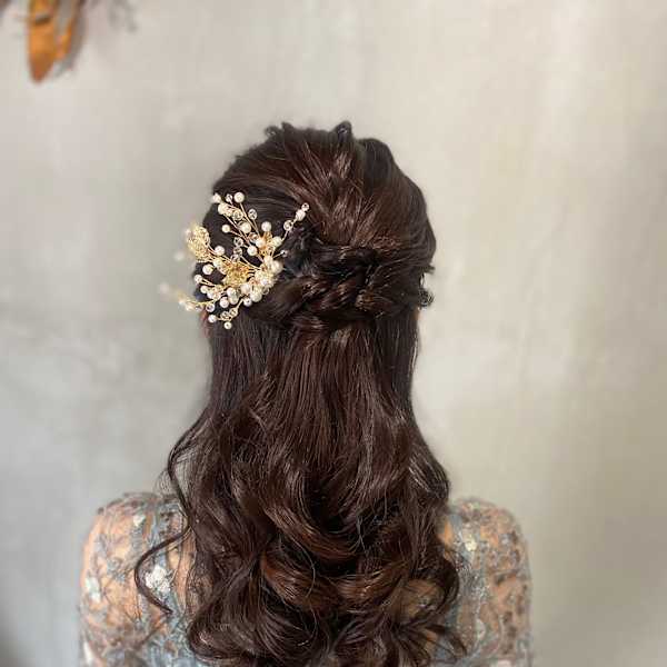 GLAD ハーフアップスタイル