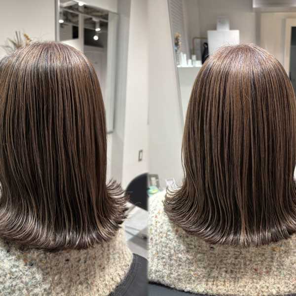 アンブレラカラーで作る白髪ぼかしカラー【船橋/白髪ぼかし】