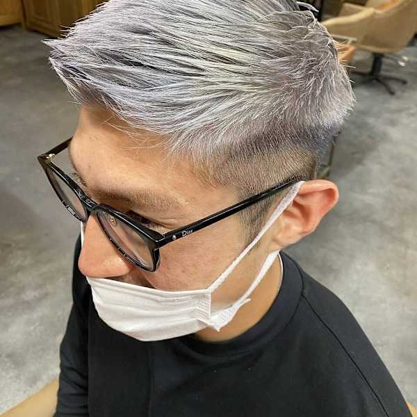 シルバーカラーのメンズヘアー|veretta. 松井山手店