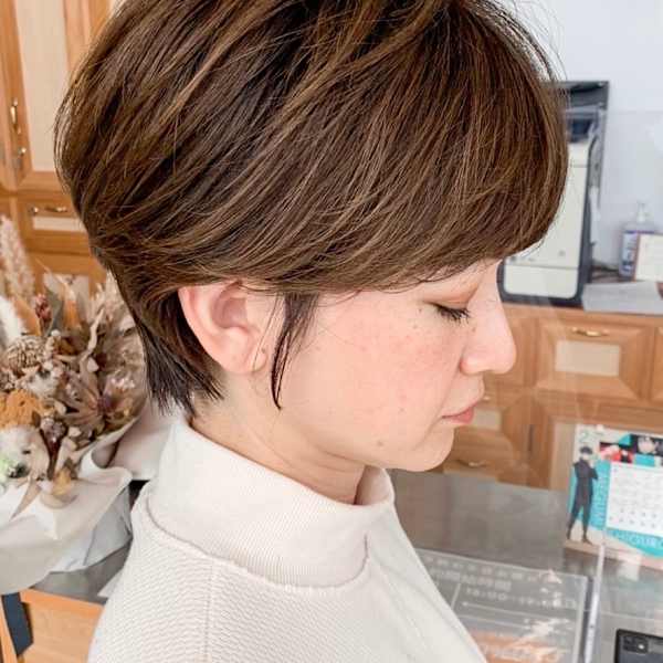 マッシュショート×ハイライト