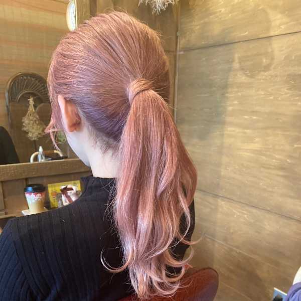 Snaime hair×ピンク