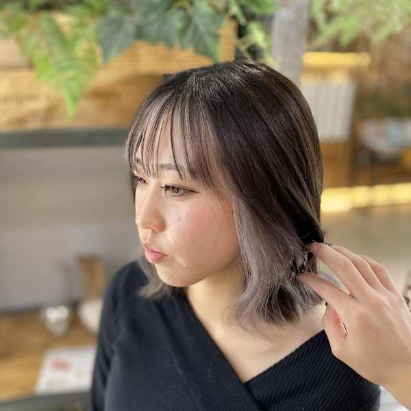 ホワイトシルバーインナー