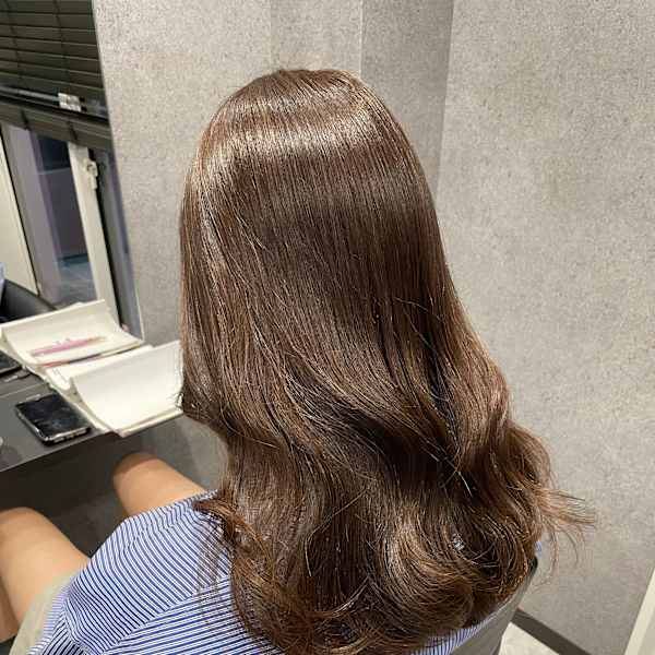 ブリーチ無しで作るブラウンベージュ