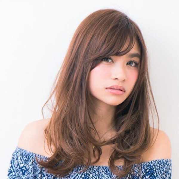 透明感カラー×セミディスタイル|RUNSO 新宿【ランソ】