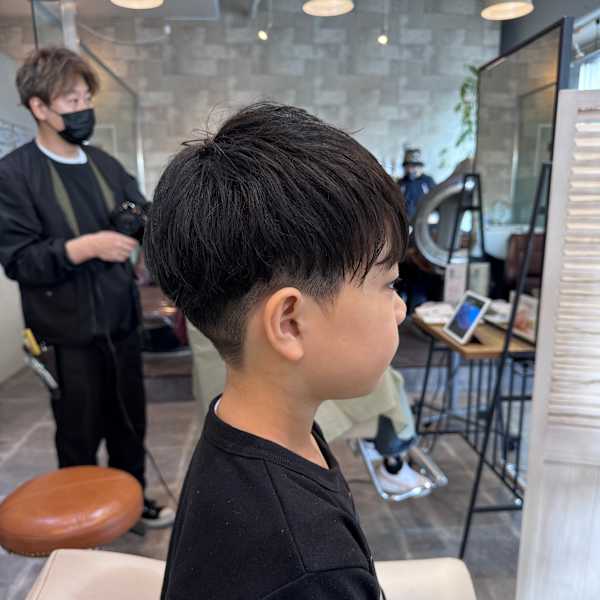 キッズカット　ショートマッシュ