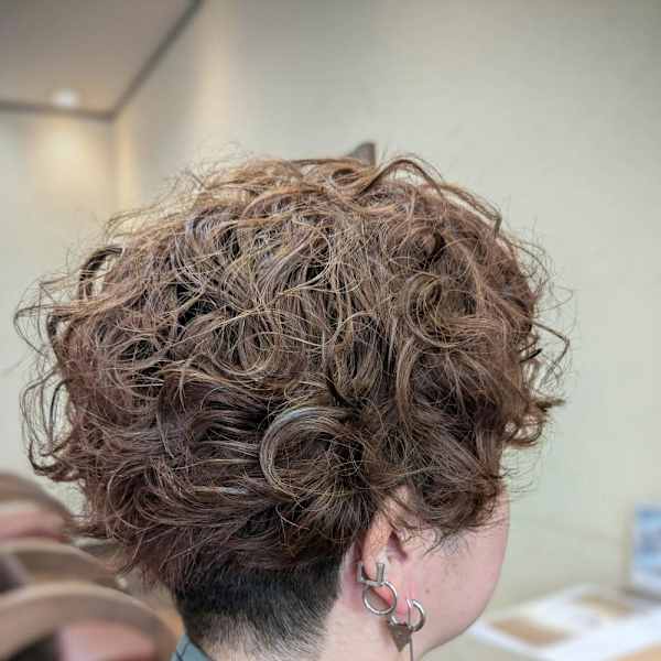 ツーブロ＆カーリーマッシュ