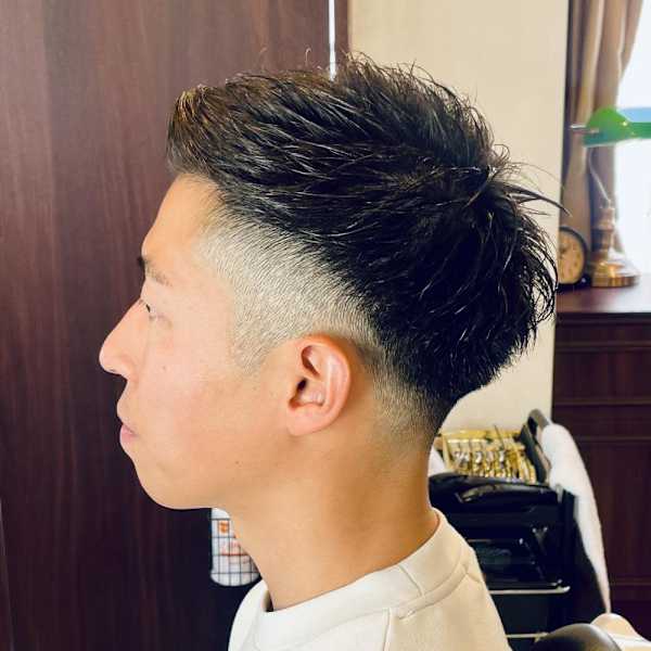 【30代男性】ロンドンショートツーブロック（大宮/バーバー）