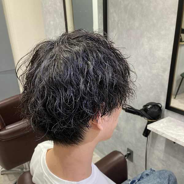 メンズツイストスパイラルパーマ
