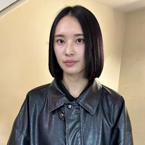 縮毛矯正/straight bob/bordeaux 