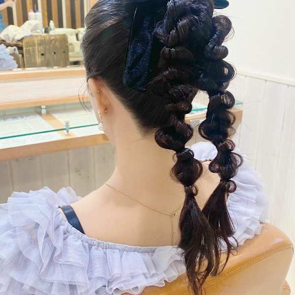 【Neolivekuta】編みおろしツインポニー【町田】