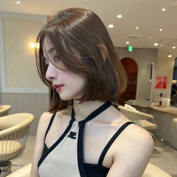 髪質改善メルティ―カラーブラウンZina北千住ミルディス通り|韓国ヘア Zina 北千住ミルディス通り 韓国顔周りカット/髪質改善【ジーナ】