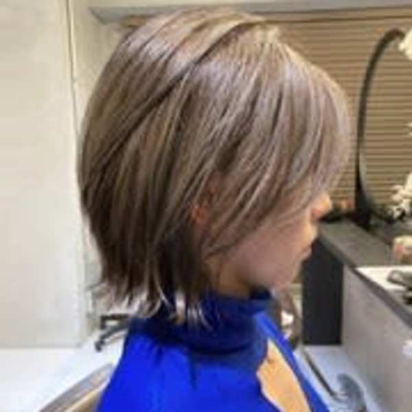 美人ショート×小顔ヘア