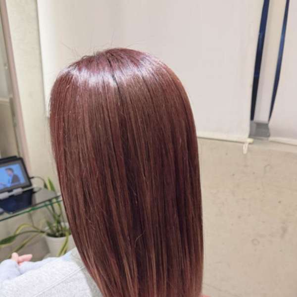 冬にやりたい深みチェリーレッドカラー