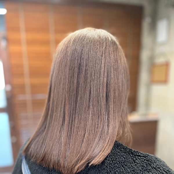 白髪染めを使わない白髪ぼかしベージュカラー🌈