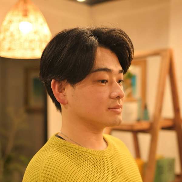 大人のセンターパート