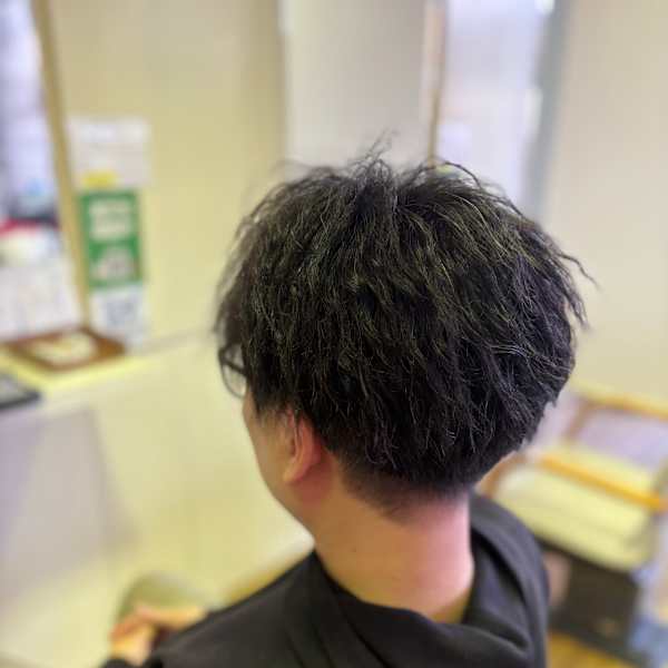 ★メンズパーマ＋ツイスト（ピンパーマ）