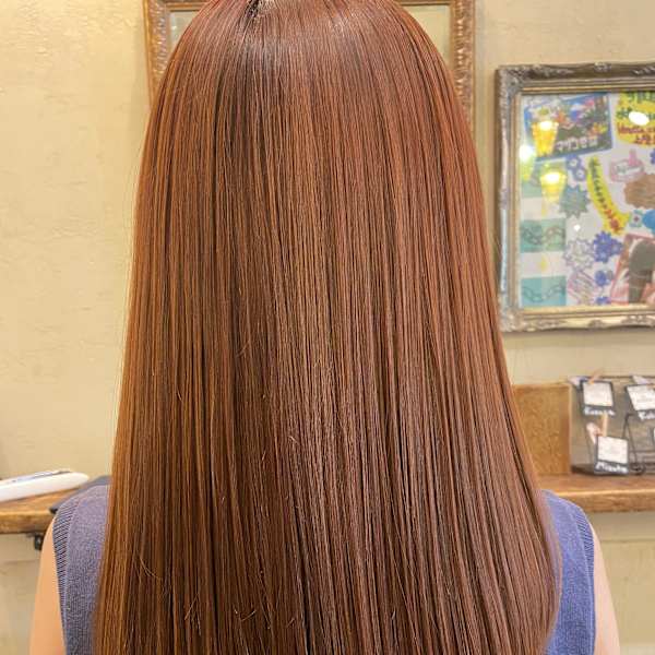 感動ストレートで自分史上1番の髪質を