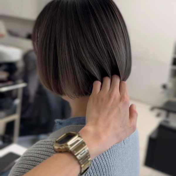 アッシュ系カラー/透明感カラー/ダメージレスカラー