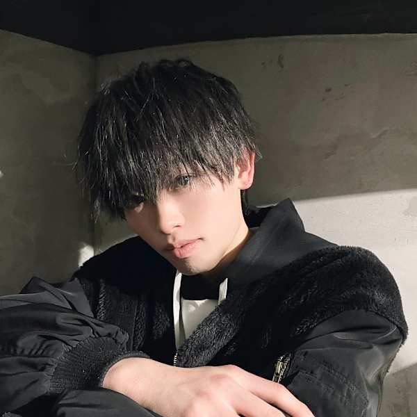 ☆メンズマッシュウルフ×長めバング