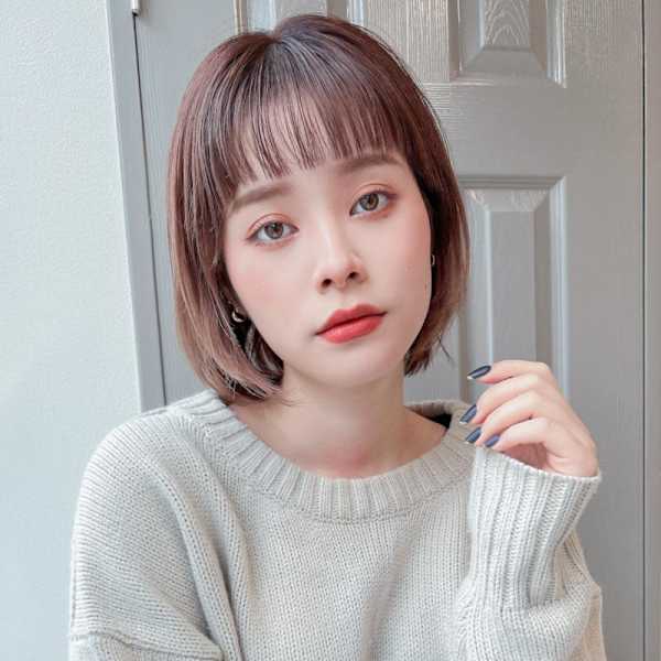 【natural】オン眉ボブ|amie 名古屋栄【アミ】