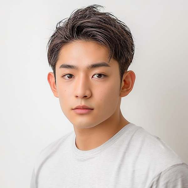 眉もしっかり整えて★垢抜けメンズショート|【全席半個室サロン】Natural 新宿店 髪質改善&ヘッドスパ