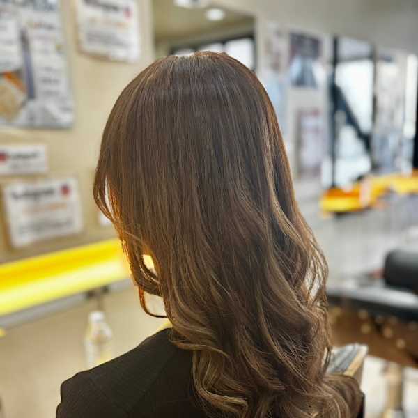 細めハイライト×アッシュベージュ|odd-jobs MIDORII