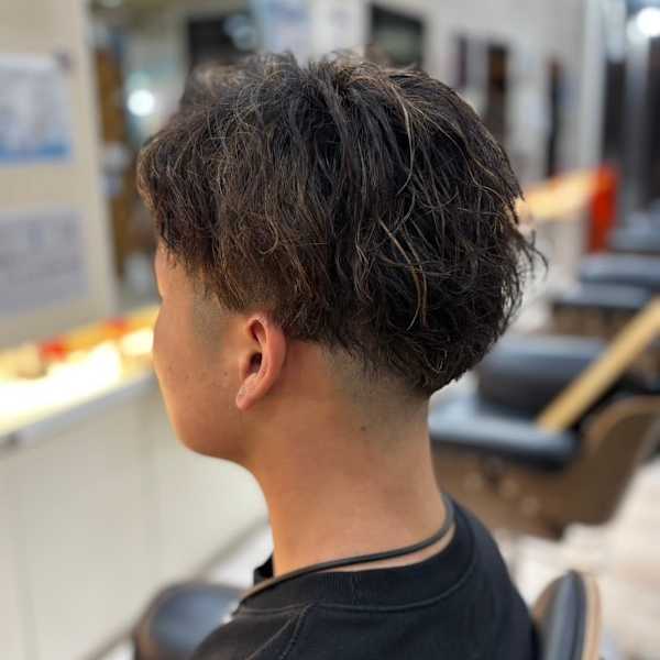 ツイスパパーマ×ハイライト