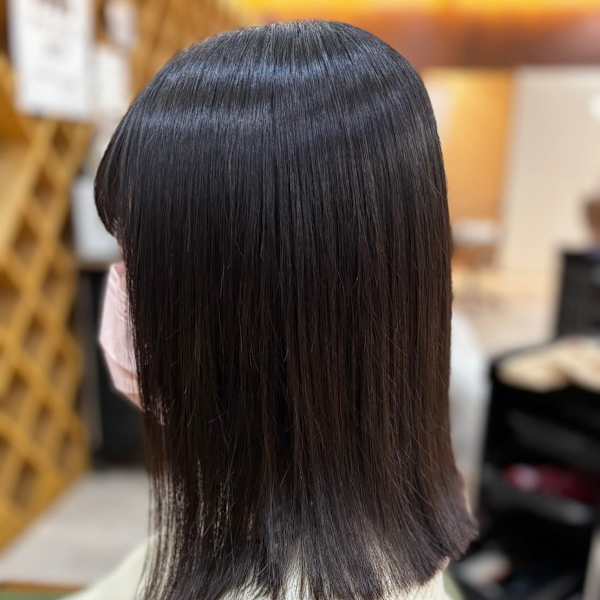 ナチュラル切りっぱなし×髪質改善|odd-jobs MIDORII