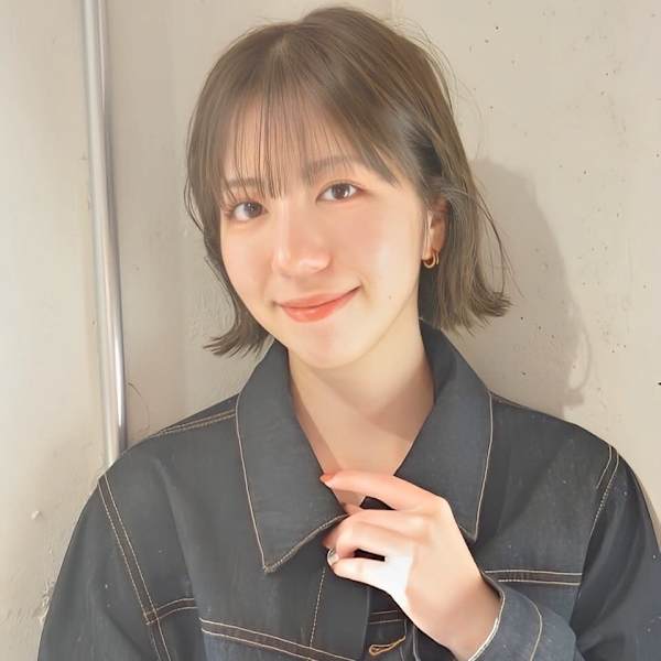 大人気外ハネボブ/ナチュラルグレージュ/ボブ