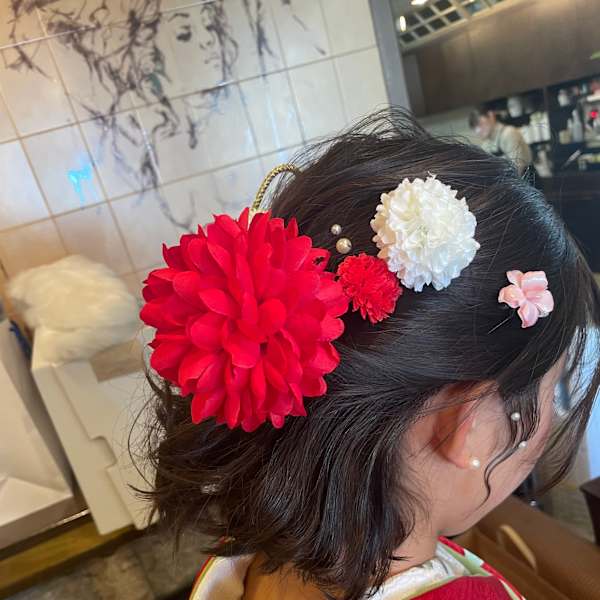 成人式和装ヘアセット