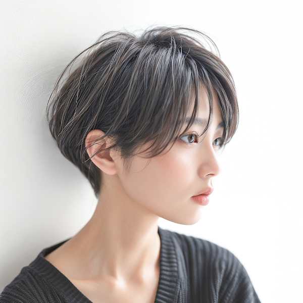 髪質改善 前髪カット 韓国風 トリートメント 縮毛矯正