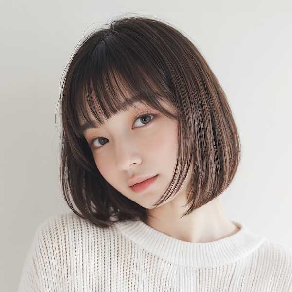 髪質改善　前髪カット　韓国風　トリートメント　縮毛矯正 