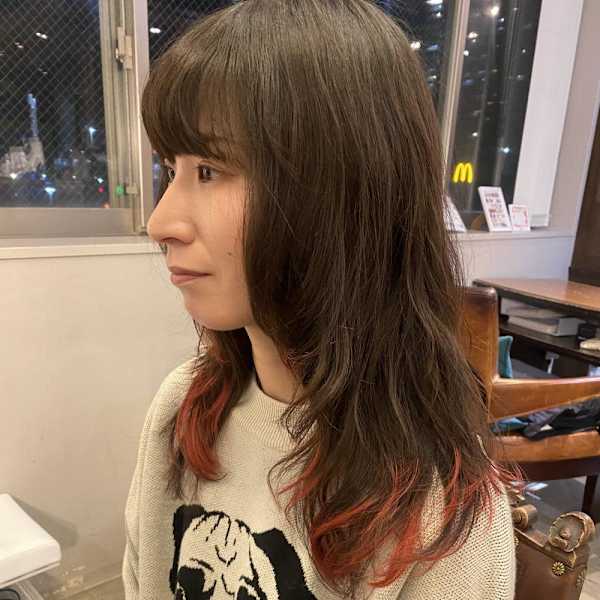 レイヤーカット/エンドカラー