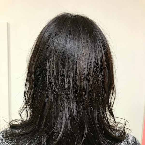 セミロングローレイヤーウェーブ