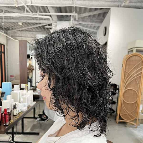 ウルフパーマ|AOZORA HAIR kaminoura