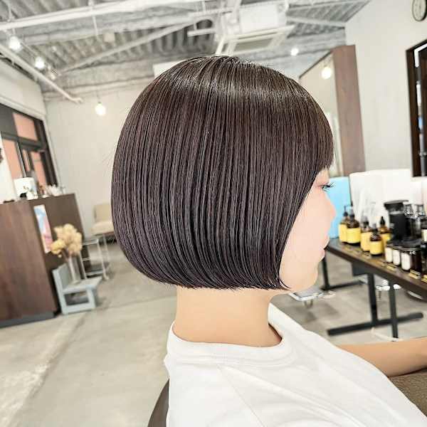 シンプルボブ|AOZORA HAIR kaminoura