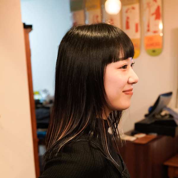 毛先デザインカラー