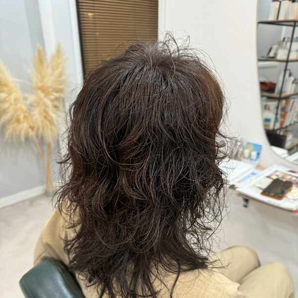 ウルフパーマ|Ley hair/spa/eyelash