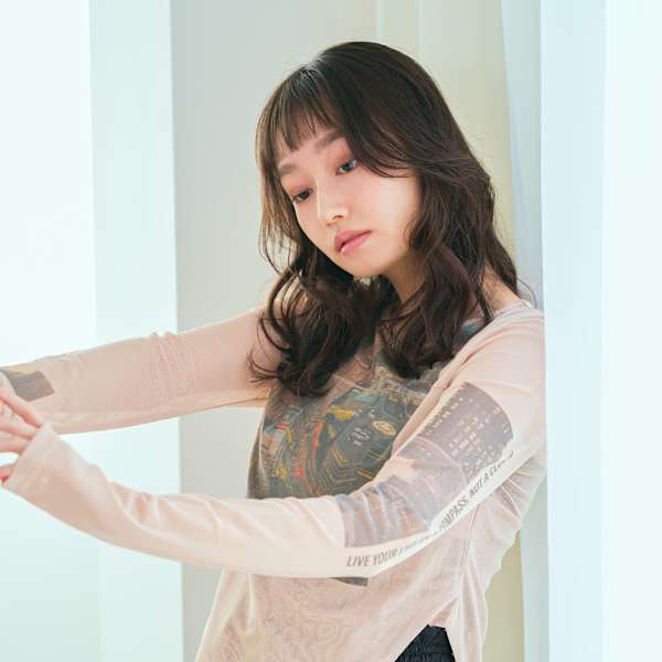 オン眉リッジウェーブココアブラウン|little 名駅