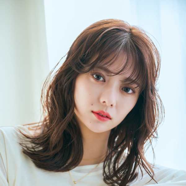 似合わせくびれウェーブミディアムレイヤー前髪|little 名駅