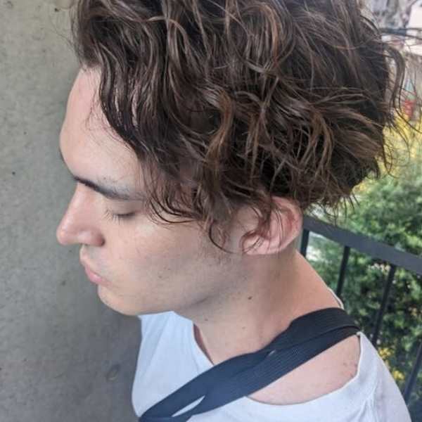 men's＃ナチュラルスパイラルパーマ|OAK 学芸大学