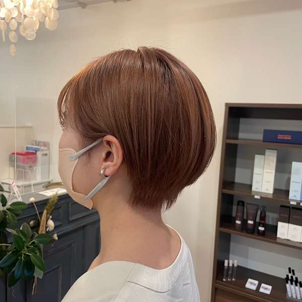 ベージュ×ショート|UNPEU