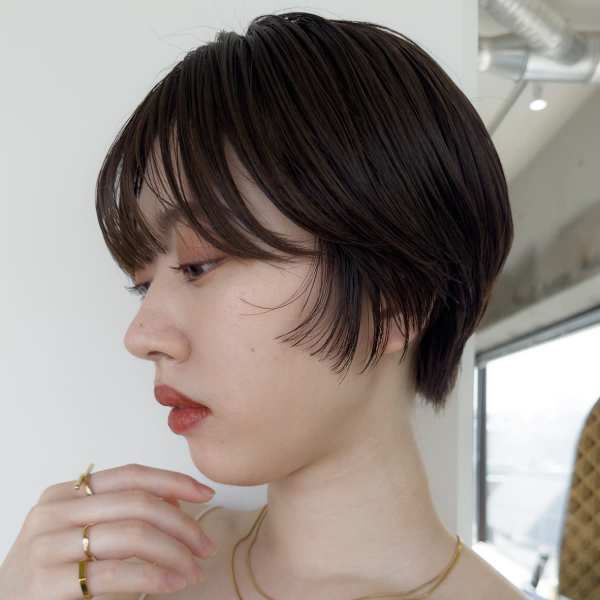 20代・30代/透明感ブラウン/ショートスタイル|CLEO hair international 八丁堀店