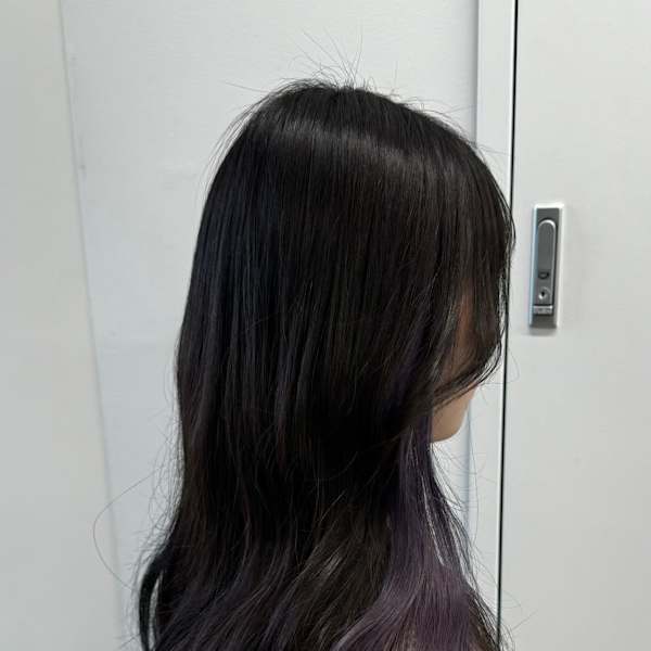 ラベンダーイヤリングカラー