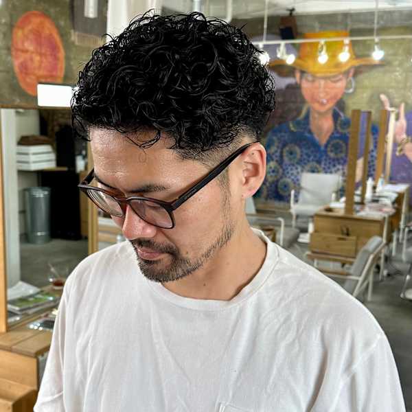 アップバング×スペインカール