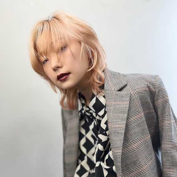 ウルフスタイル×ハイトーンカラー